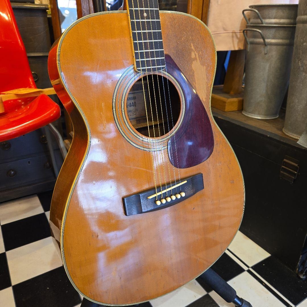 Rare YAMAHA FG-440 Green Label Vintage New Jacaranda