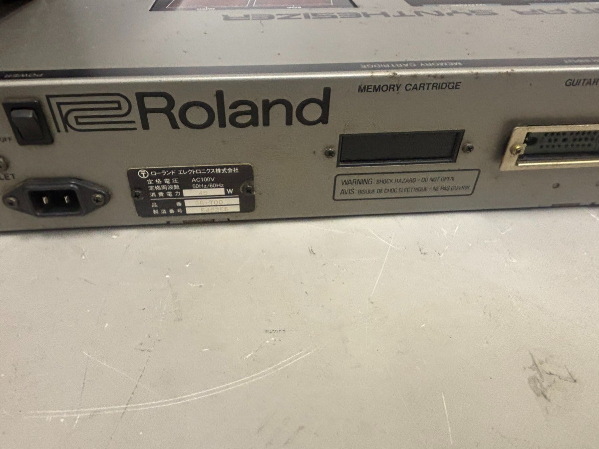 Roland GR700 Guitar Synthesizer Tested item Vintage Floor Controller Japan