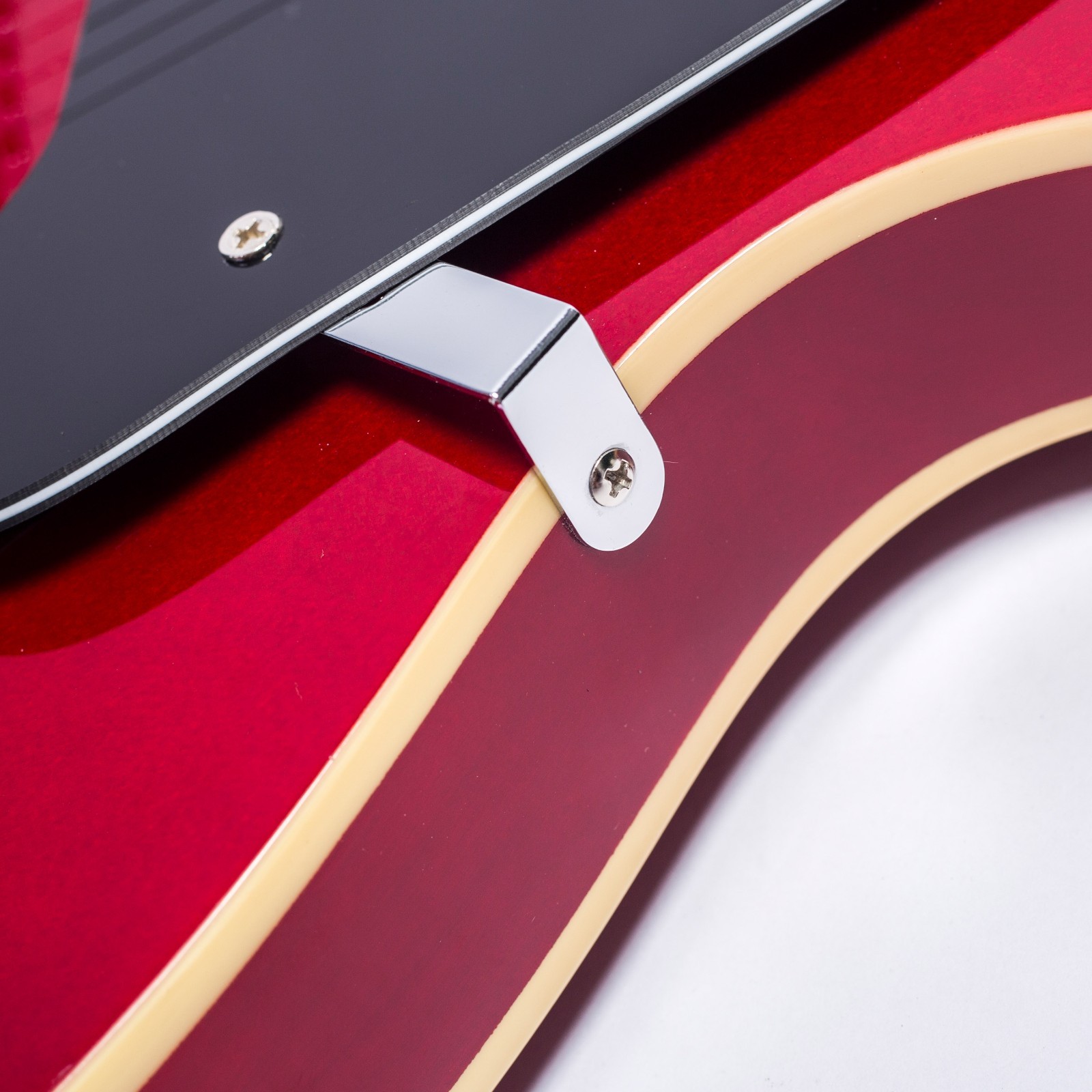 RED Jazz Electric Guitar Hollow Body Chrome Hardware P90 pickup （GROTE ）