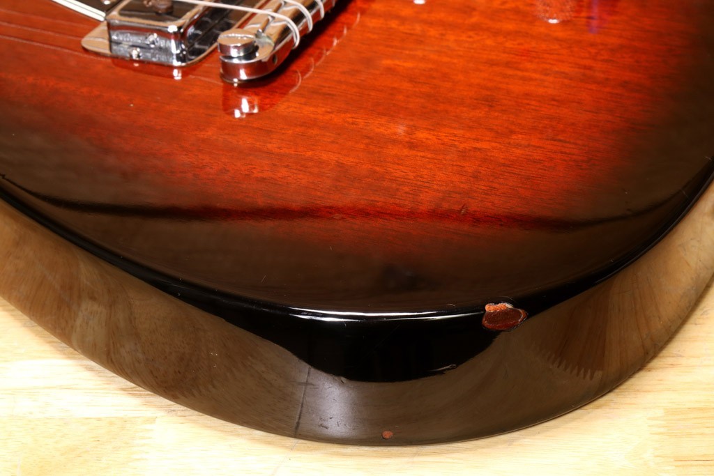 Fender Tele-Sonic + OHSC 1999 – Nice! Crimson Red Transparent 85830
