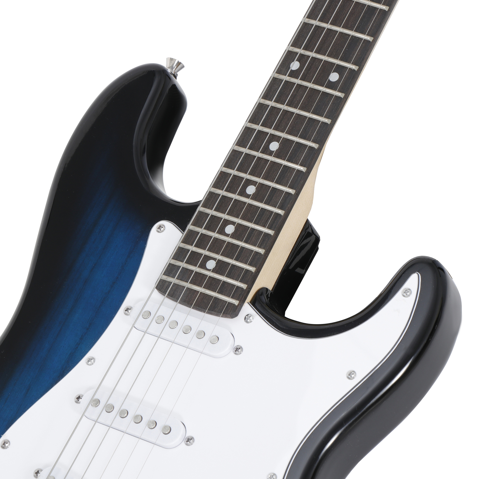 Blue Full Size Electric Guitar with Amp, Case and Accessories Pack Beginner