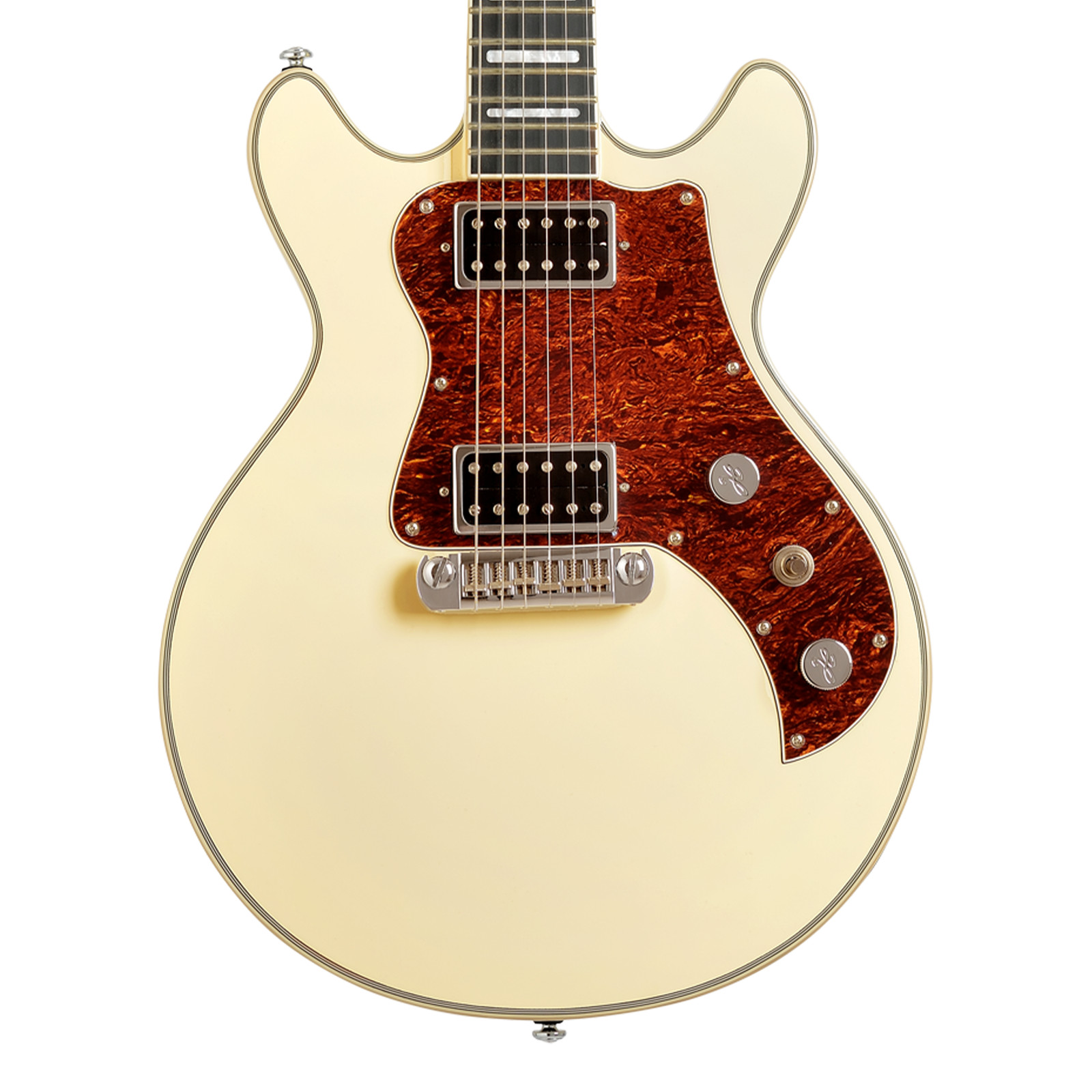 Hagstrom Megin Double Cut Electric Guitar – Creme