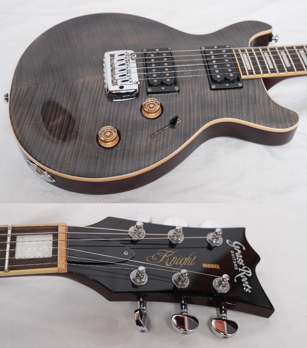 Electric Guitar Grass Roots by ESPG-KT-48 STBK Knight Black 2013 S/N J1307201