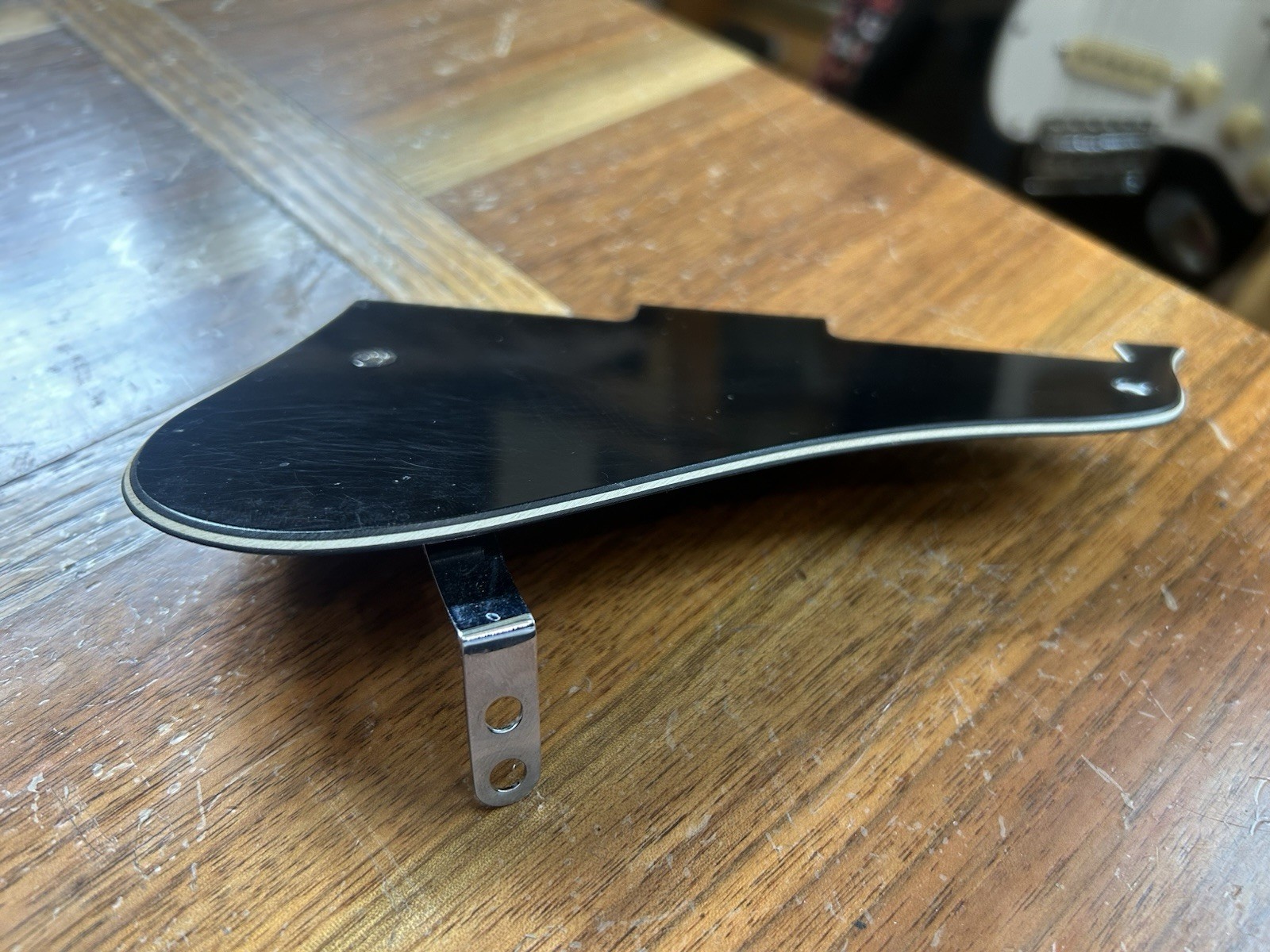 Fender Starcaster Black Pick Guard With Bracket EXT COND