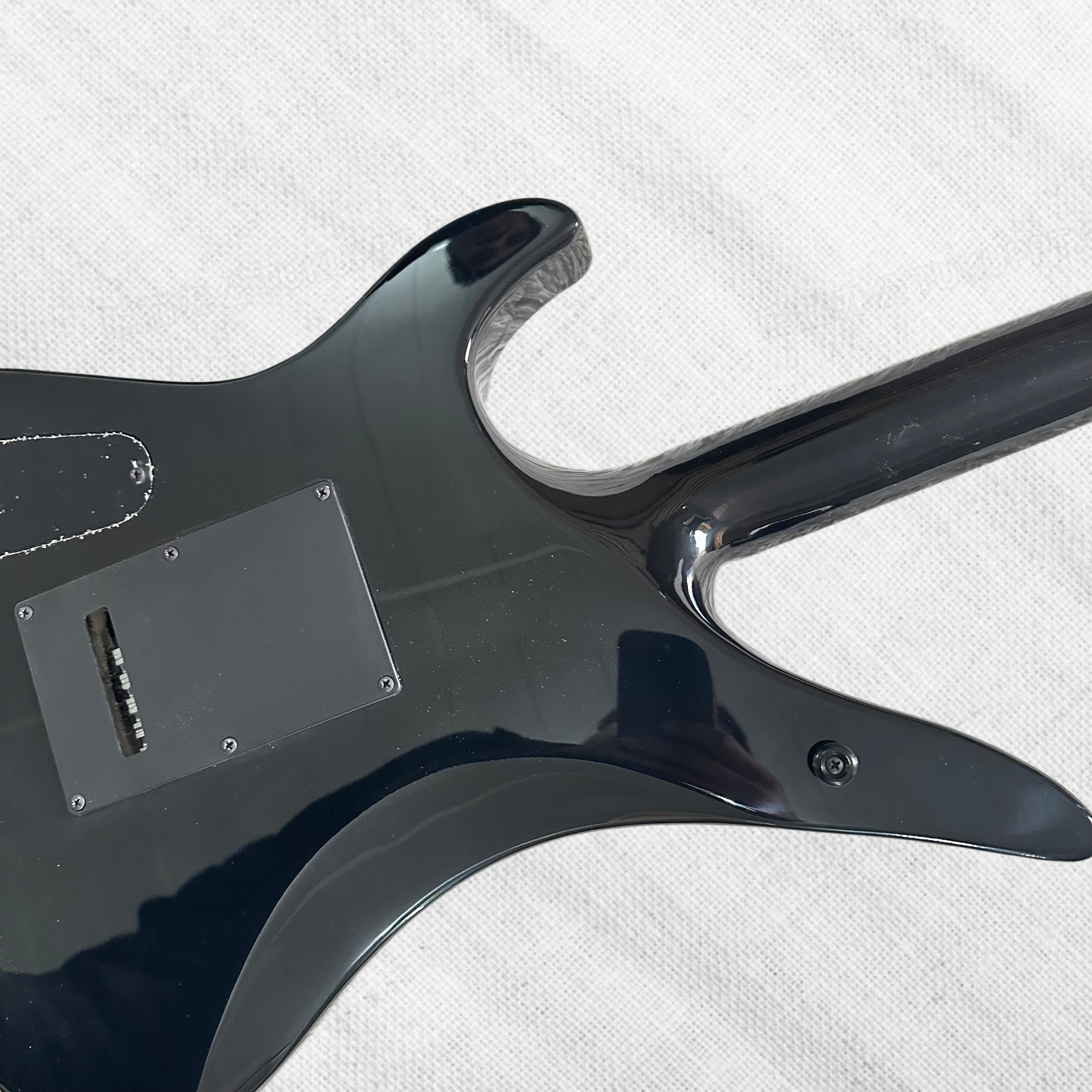 Custom Synyster Gates Black Electric Guitar With Floyd Rose Tremolo