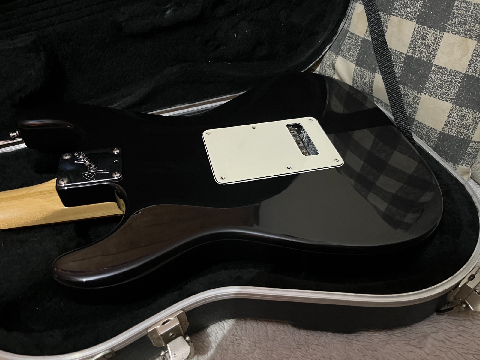 1996 Fender Strat Plus Deluxe Mystic Black with Case