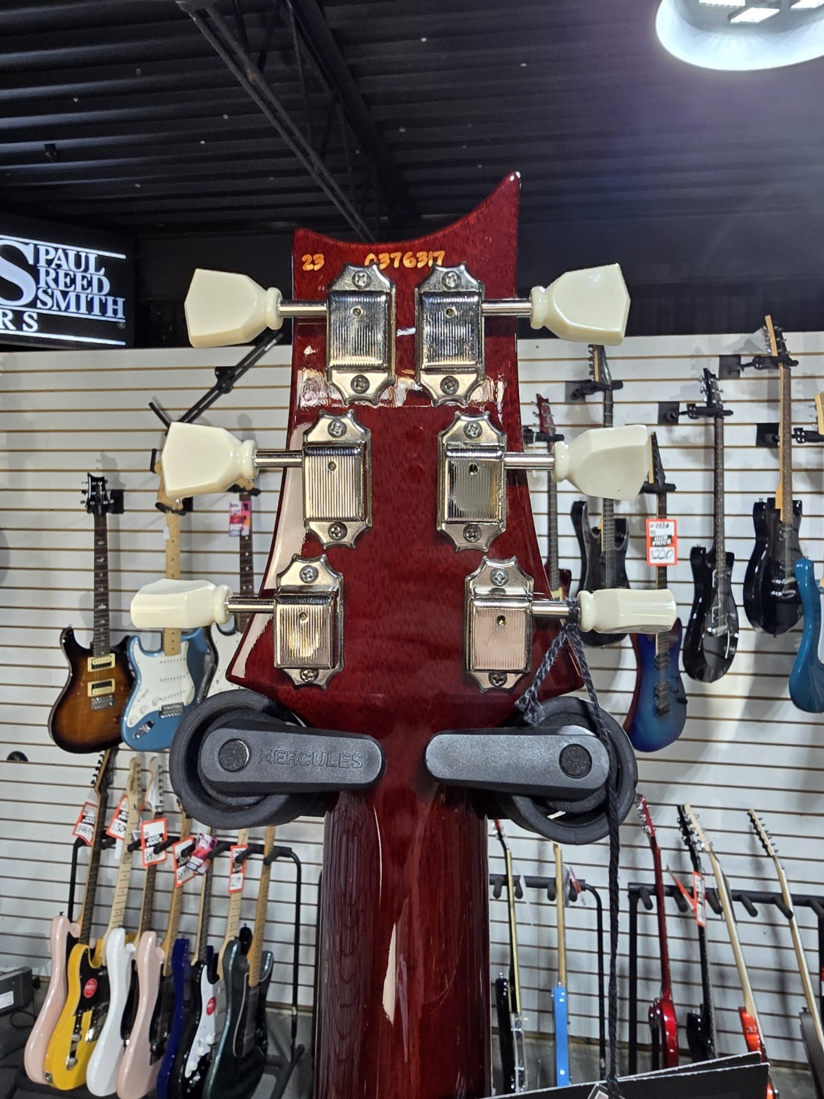 PRS McCarty Electric Guitar – Fire Red Wrap w/OHSC + FREE $299 Plek & Setup #317