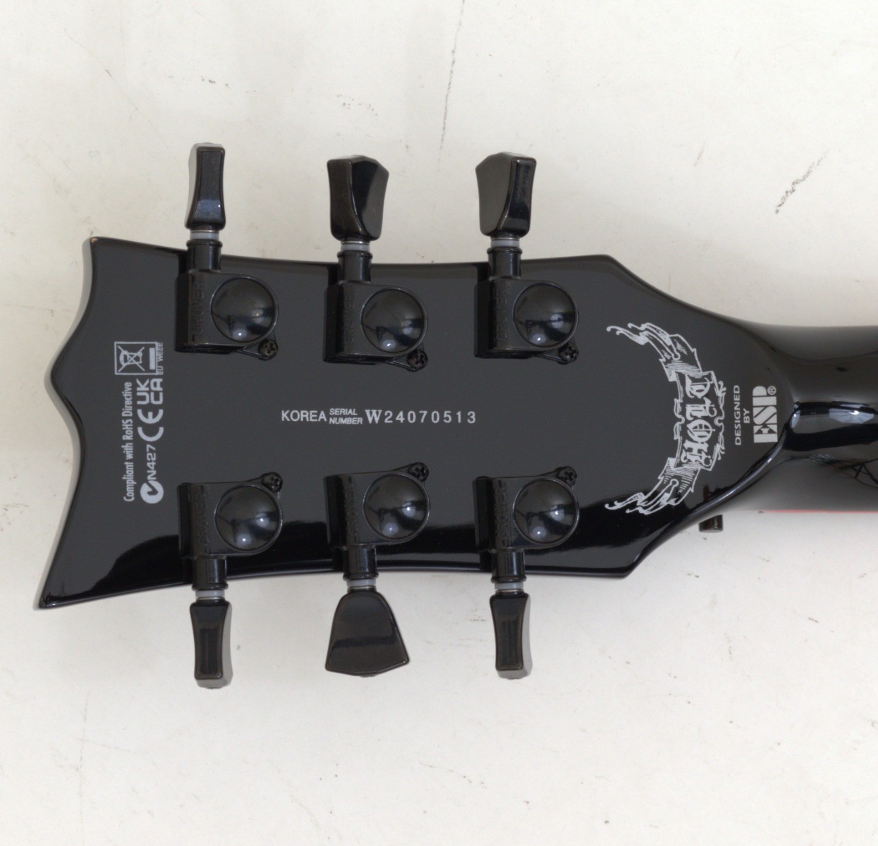 ESP LTD GH-600 Gary Holt Guitar Black B-Stock 0513