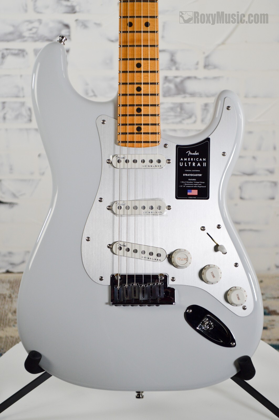 Fender American Ultra II Stratocaster Electric Guitar – Avalanche