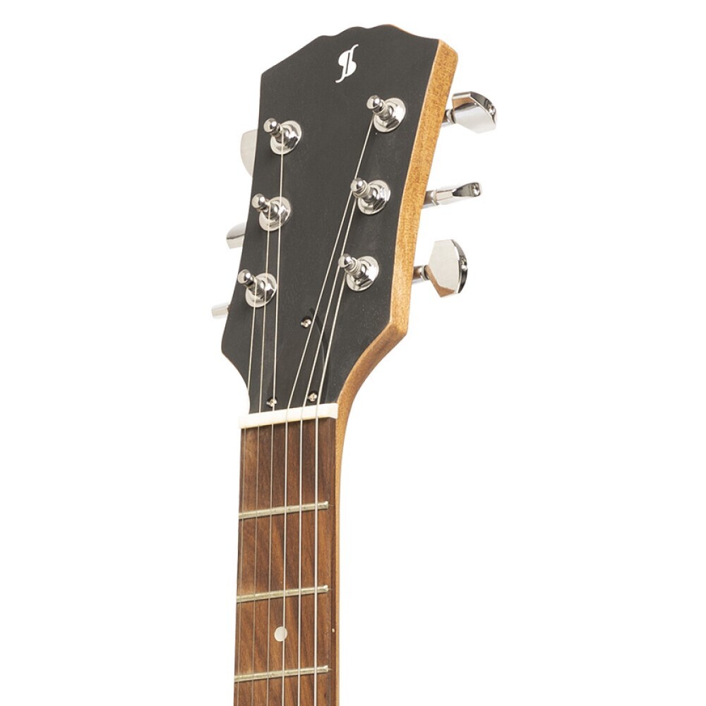 Stagg SEL-HB90 CHRRYL Solid Mahogany P90 LEFT HAND Electric Guitar Cherry
