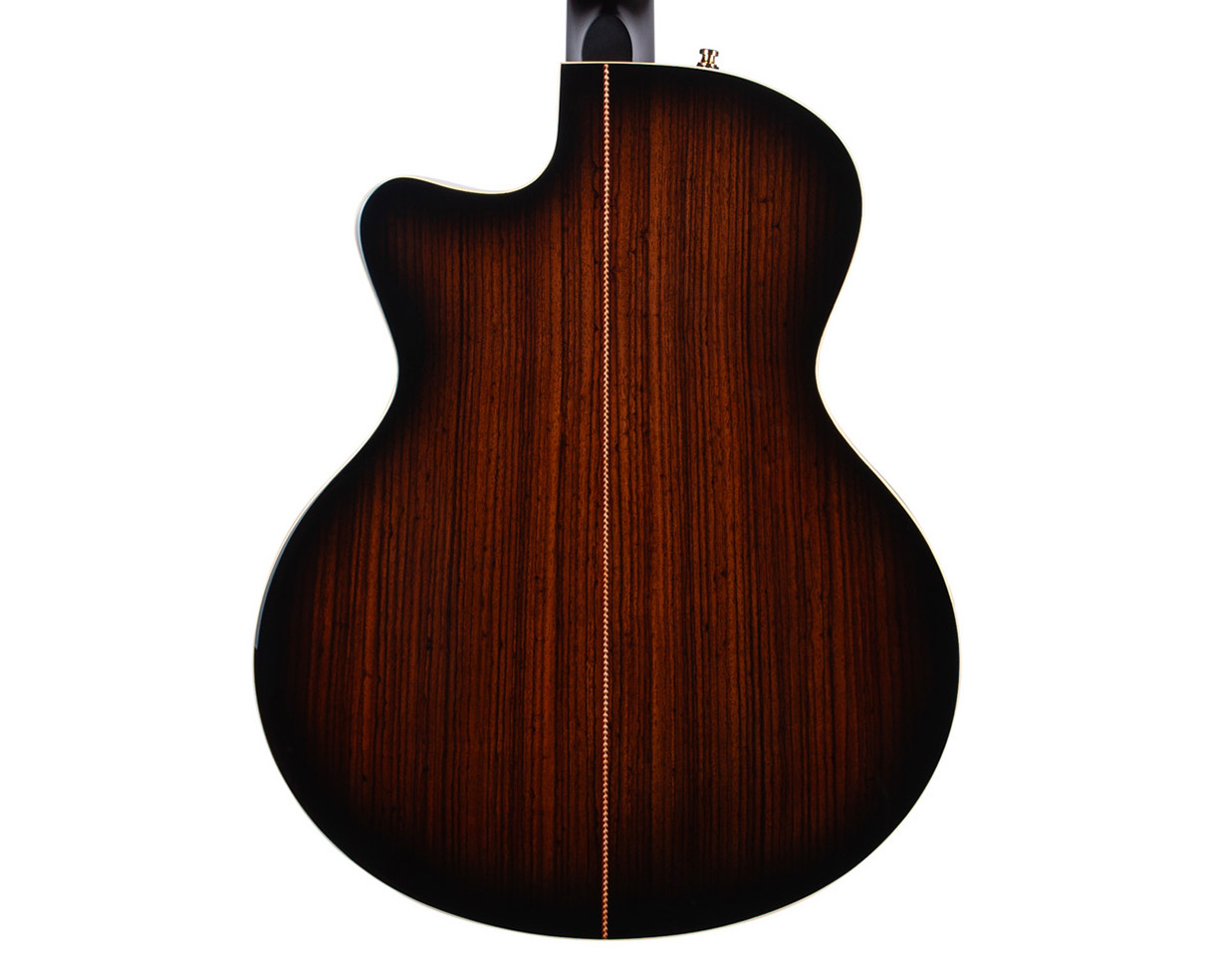 Godin Connaisseur MJ Blk RW A/E Guitar Mini-Jumbo – Black – Open Box