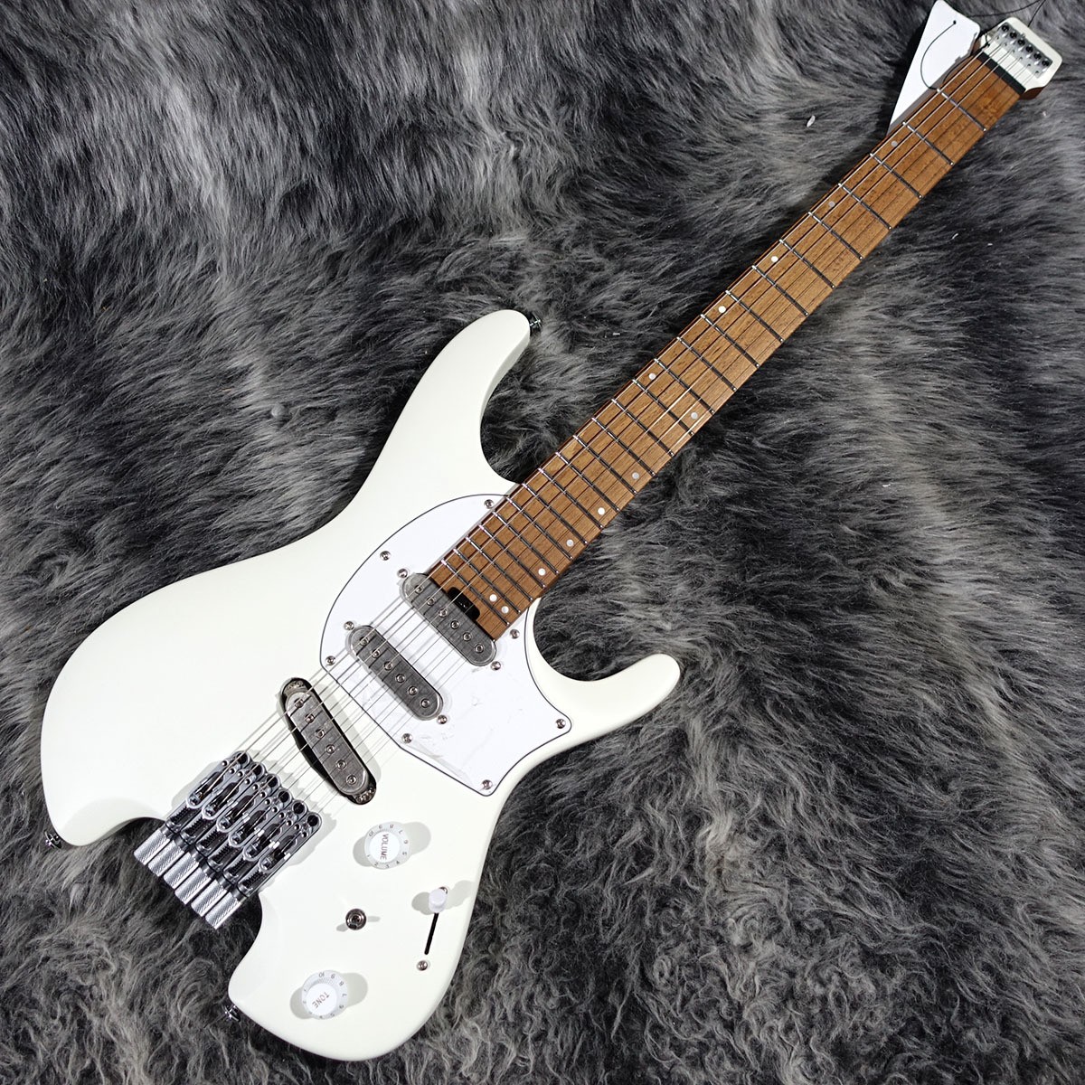 Ibanez ICHI10 Electric Guitar Vintage White Matte with Jumbo Frets