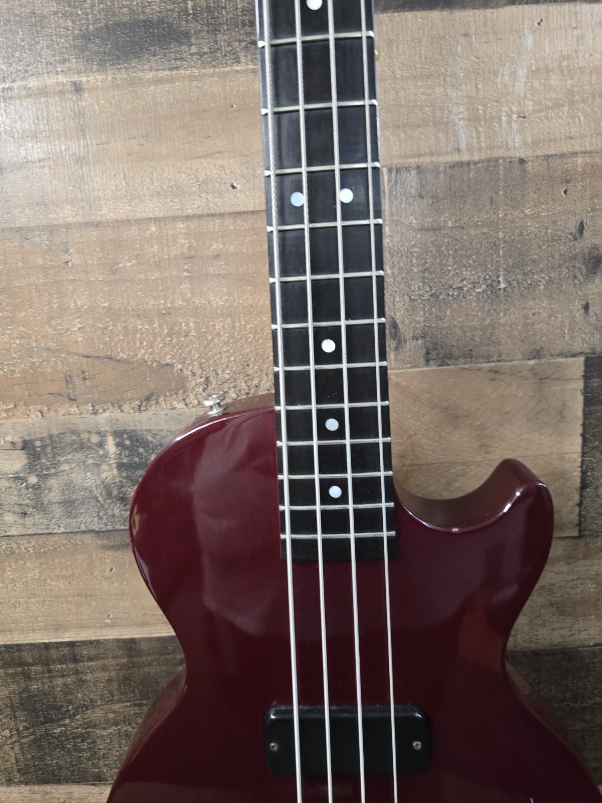 1997 Gibson Les Paul 4-String Electric Bass Guitar Wine Red W/ OHSC