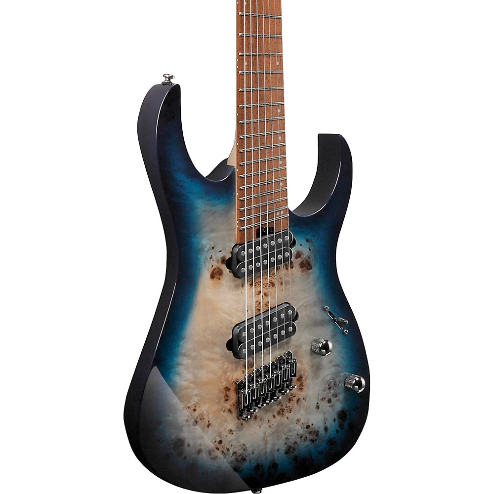 Ibanez RGMS7PB Multi-Scale 7-String Electric Guitar Cosmic Blue Starburst