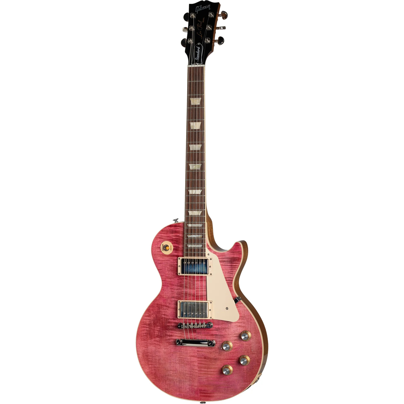 Gibson Les Paul Standard 60s Figured Top Electric Guitar – Translucent Fuchsia