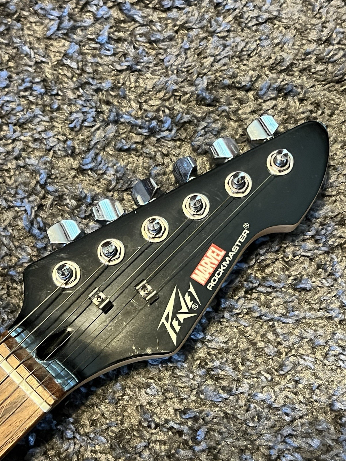 Peavey Marvel Hulk Black Green Full Size Electric Guitar Tested Working Preowned