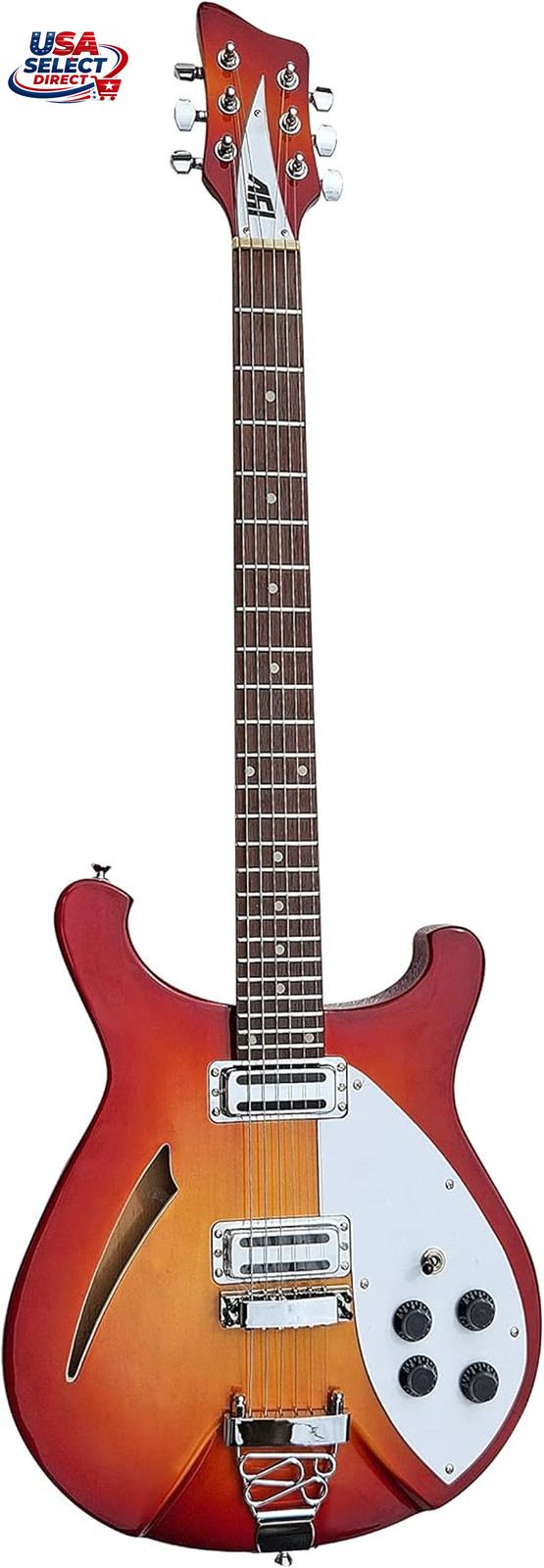 IRK-300 Semi Hollow Electric Guitar 3T Sunburst