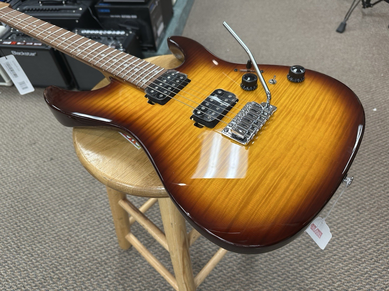 Ibanez Standard AZ24S1F HH Electric Guitar – Violin Sunburst