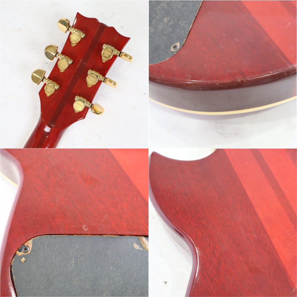 Used Yamaha SG1500 Persimmon Red, 1982 model.