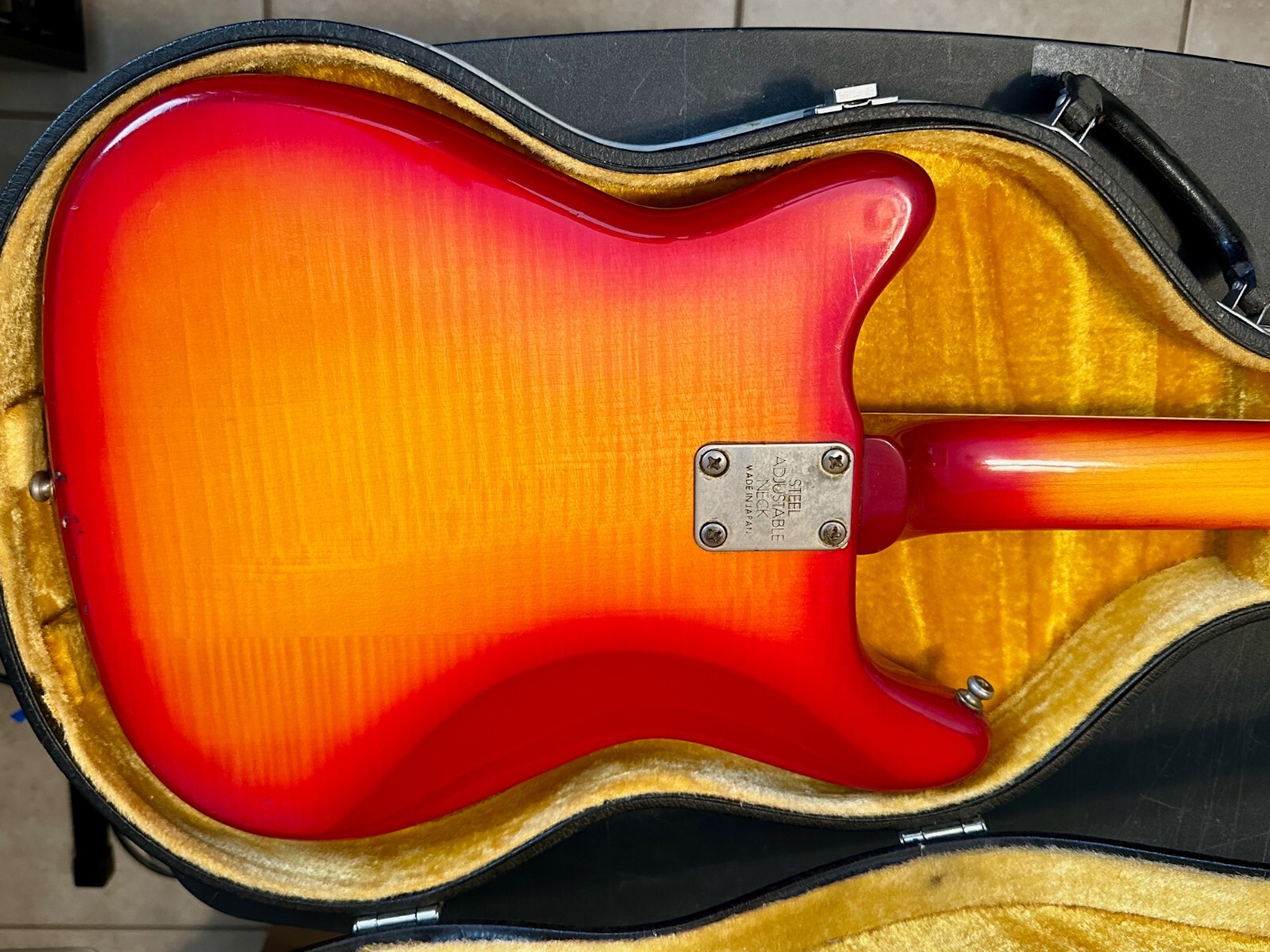 1970 Epiphone WILSHIRE Flame Thru Body!