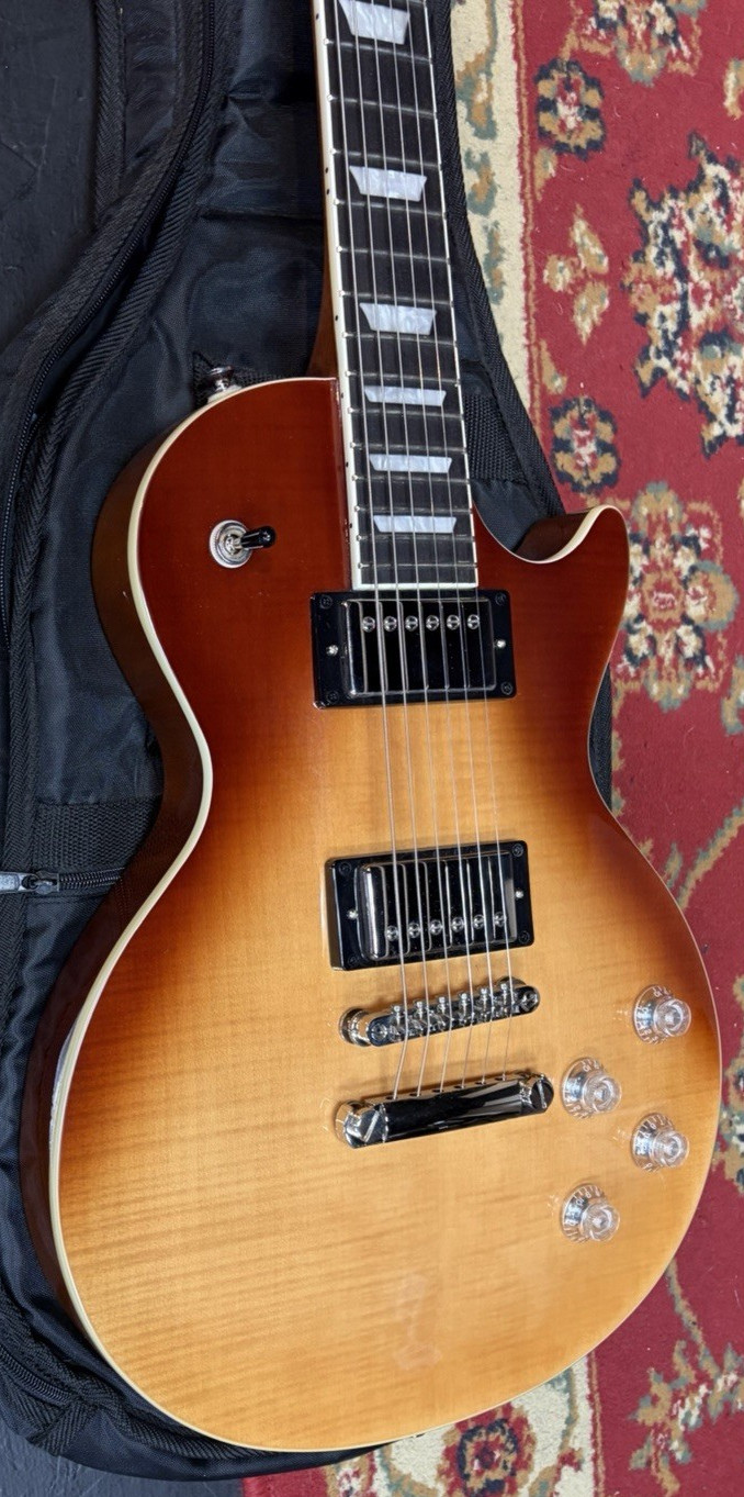 Used Epiphone Les Paul Modern Figured Cafe Latte Fade 7.4lbs
