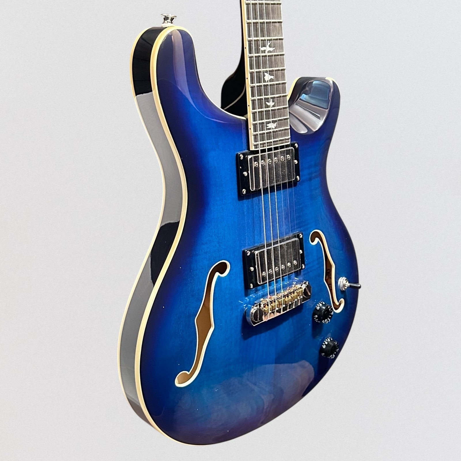 Paul Reed Smith PRS SE Hollowbody II Electric Guitar w/ Case – Faded Blue Burst