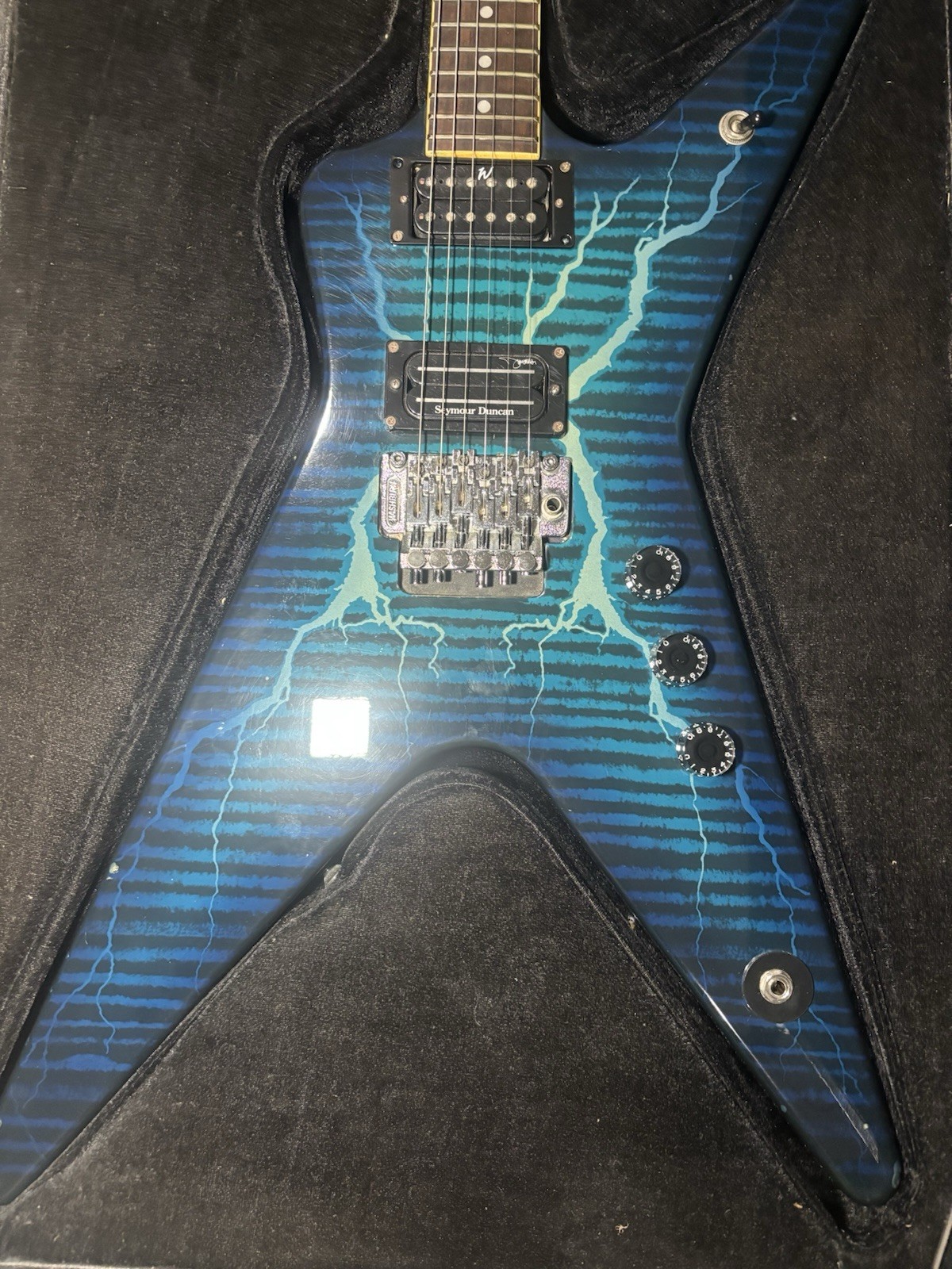 Washburn Dime 333 Dimebag Darrell Blue Dimebolt Signature Model HSC Pantera