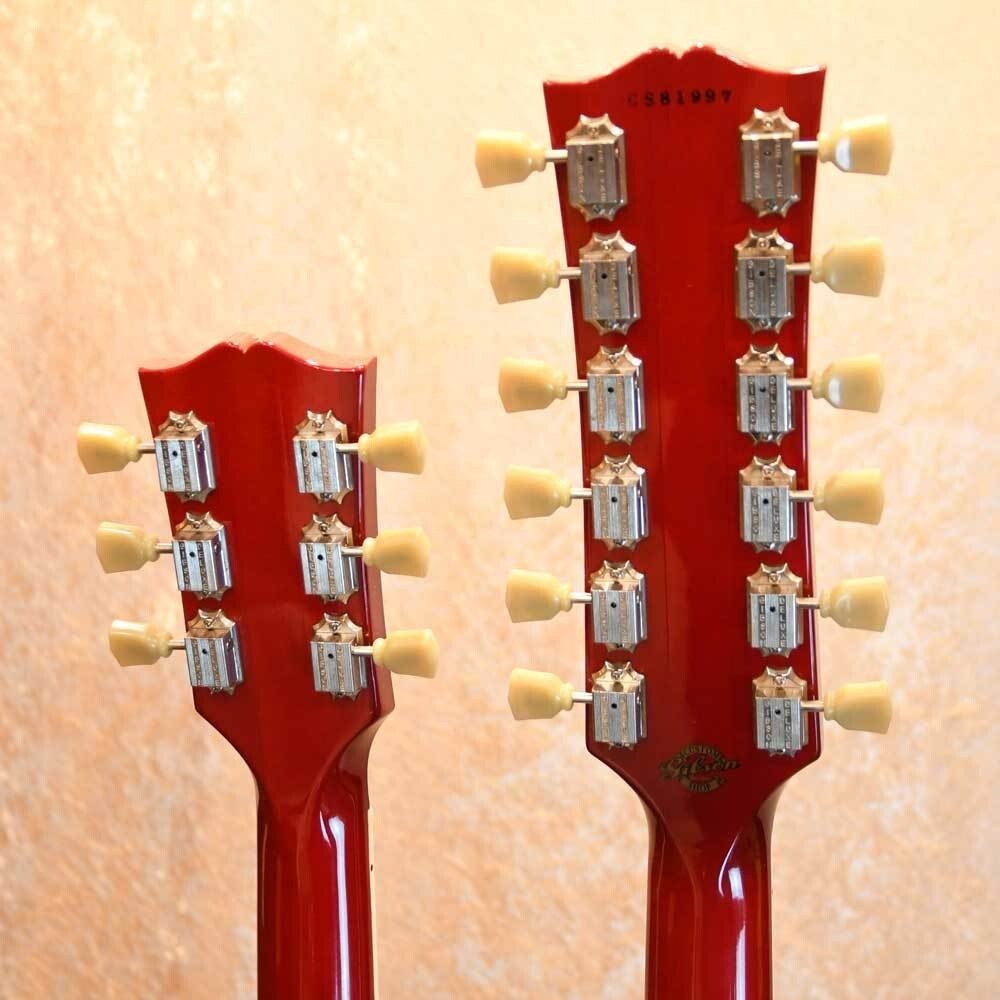 Gibson EDS-1275 Double Neck Cherry Made in USA 2008 Solid Body Electric Guitar