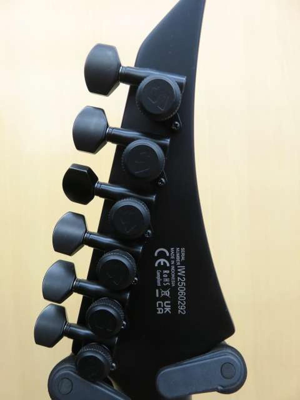 SOLAR SOLAR V1.6SVART Used Mahoganybody Mapleneck Rosewoodfingerboard w/Gig case