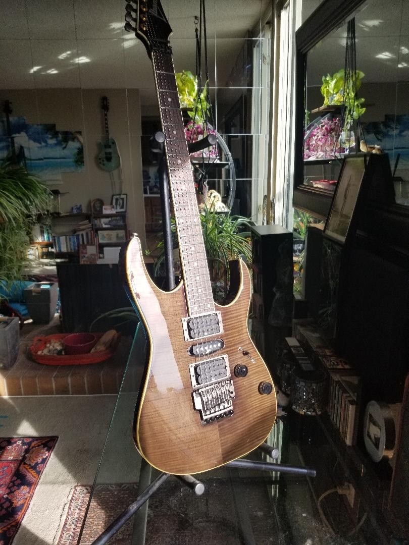 Ibanez SRGT 47 FM 2003 thru-neck spot model passive 24F Used