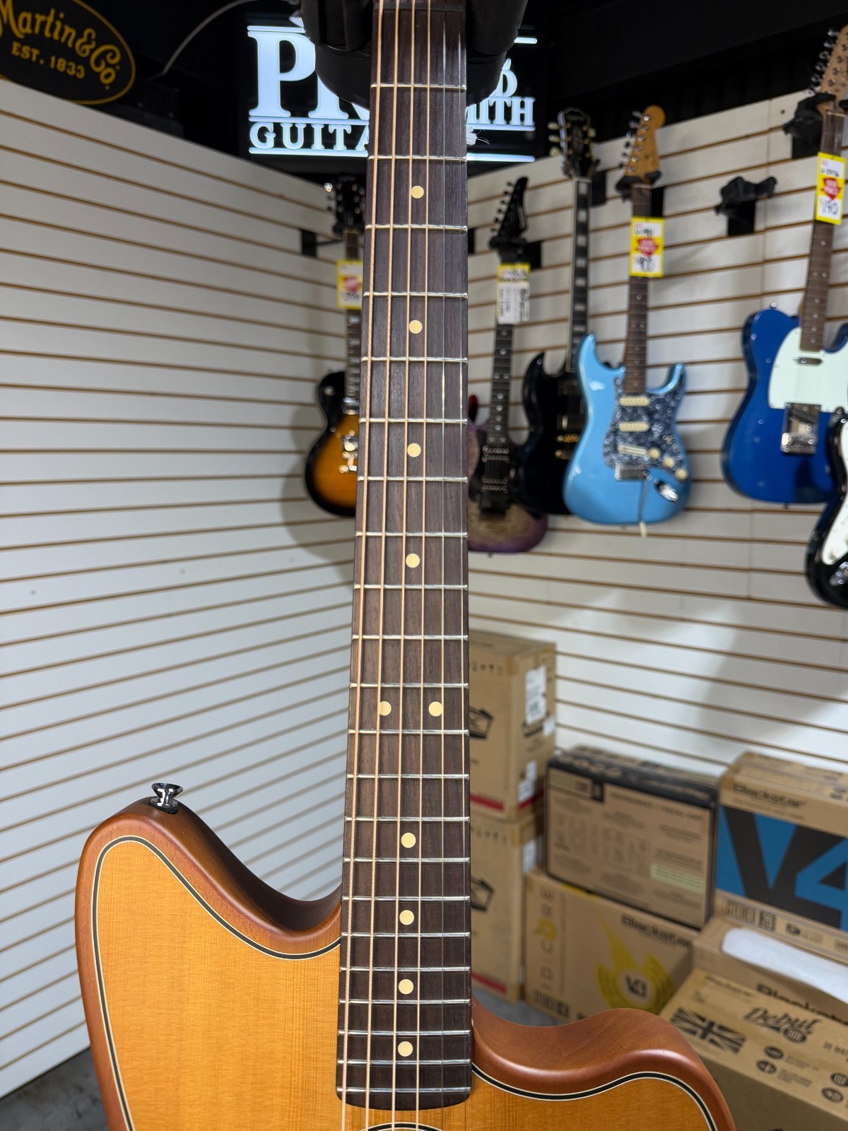 Fender Acoustasonic Standard Jazzmaster – Aged Natural + FREE Plek & Setup #350