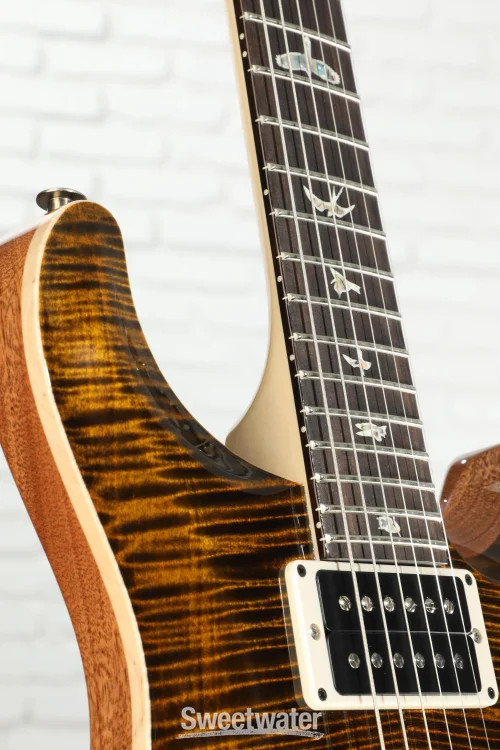 PRS Custom 24 “Floyd” Electric Guitar – Tiger Eye, 10-Top