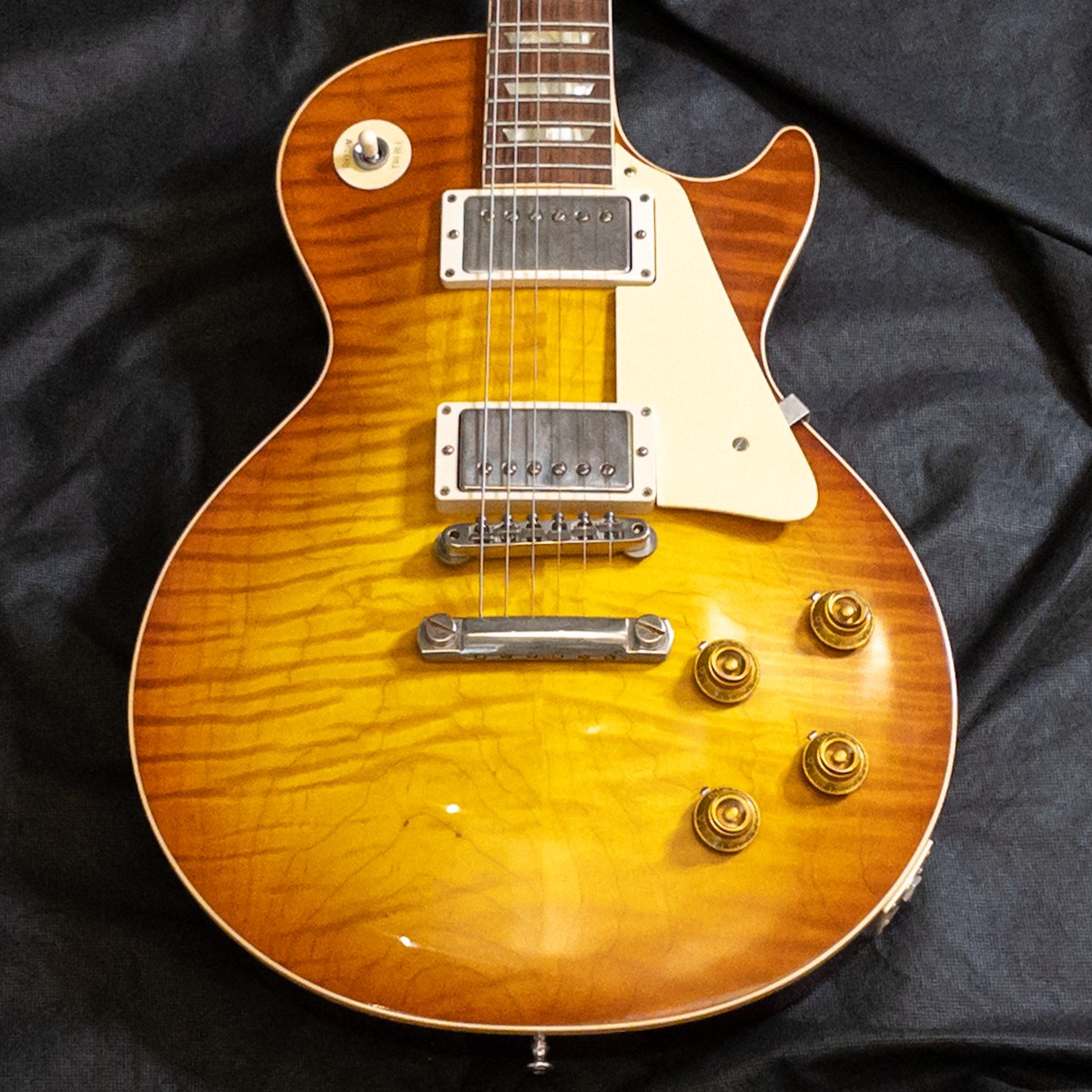 1 X Gibson Custom Shop 1959 Les Paul Standard Reissue Vos Iced Tea Burst Safe de