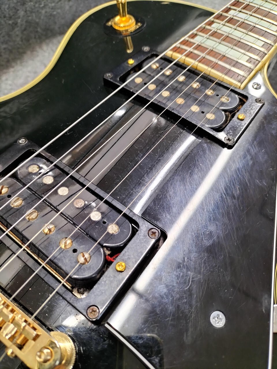 [Greco] EG500C Black Gold Hardware Made in Japan 1981 LP Custom Type E.Guitar