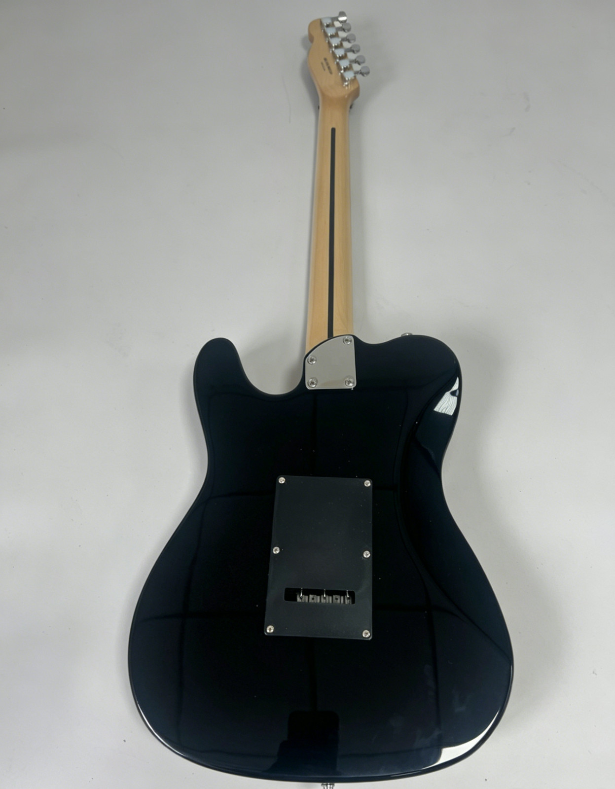 US STOCK gloss Black TL Style Guitar Floyd Rose Tremolo Maple Neck Fast Ship