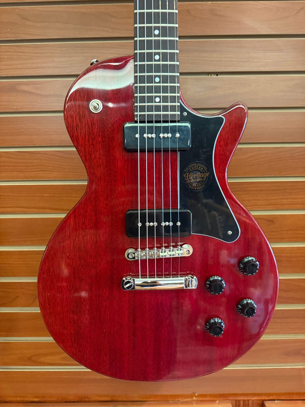 Heritage Custom Shop Core Collection H-137 Electric Guitar, Faded Cherry