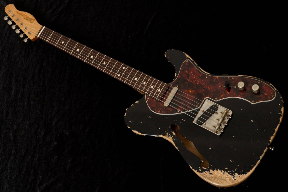 New Xotic / Xtc-1 Thinline Black Heavy Aged Master Grade Neck 2.805Kg 4158 Safe
