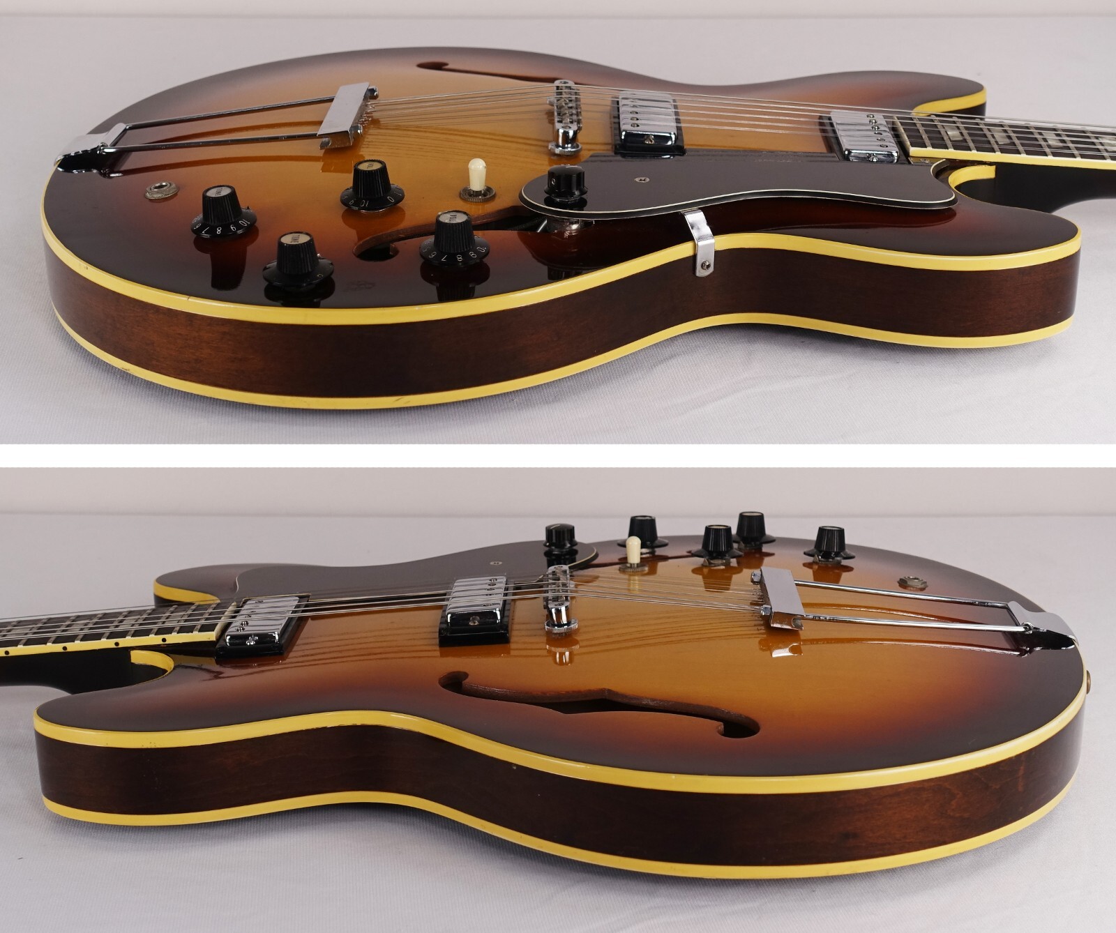 1967 Epiphone Riviera E360TD 12 String XII Sunburst with Hardshell Case
