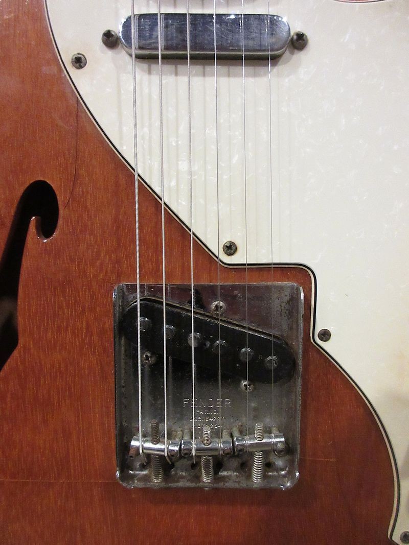 Fender 1968 Telecaster Thinline mahogany Body Laminated Maple Fingerboard Used