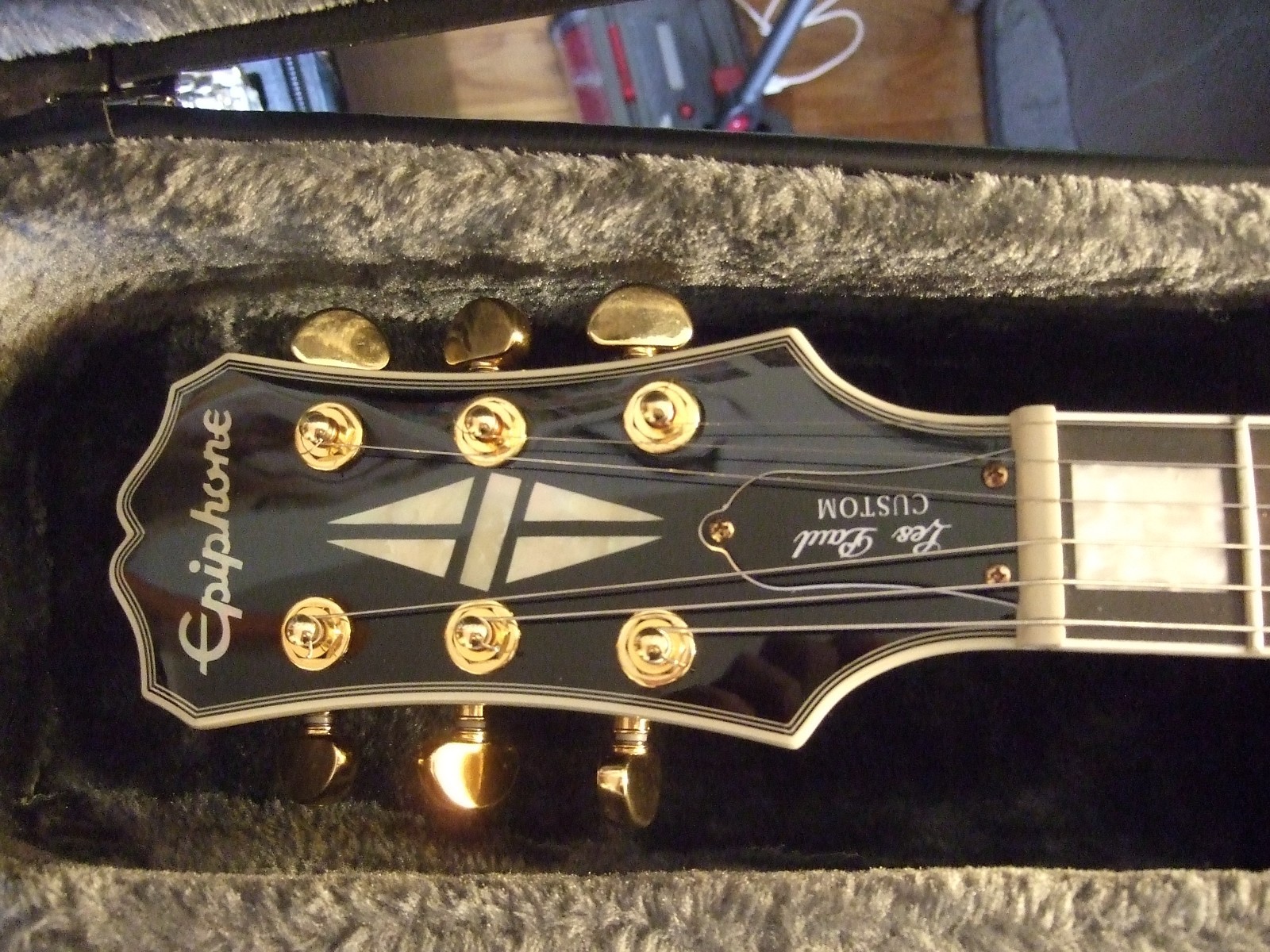 2018 epiphone peter frampton les paul custom “phenix” w/hsc and COA great cond.