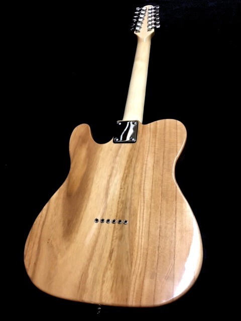 12 string electric guitar full-size exotic burl maple new telecaster style