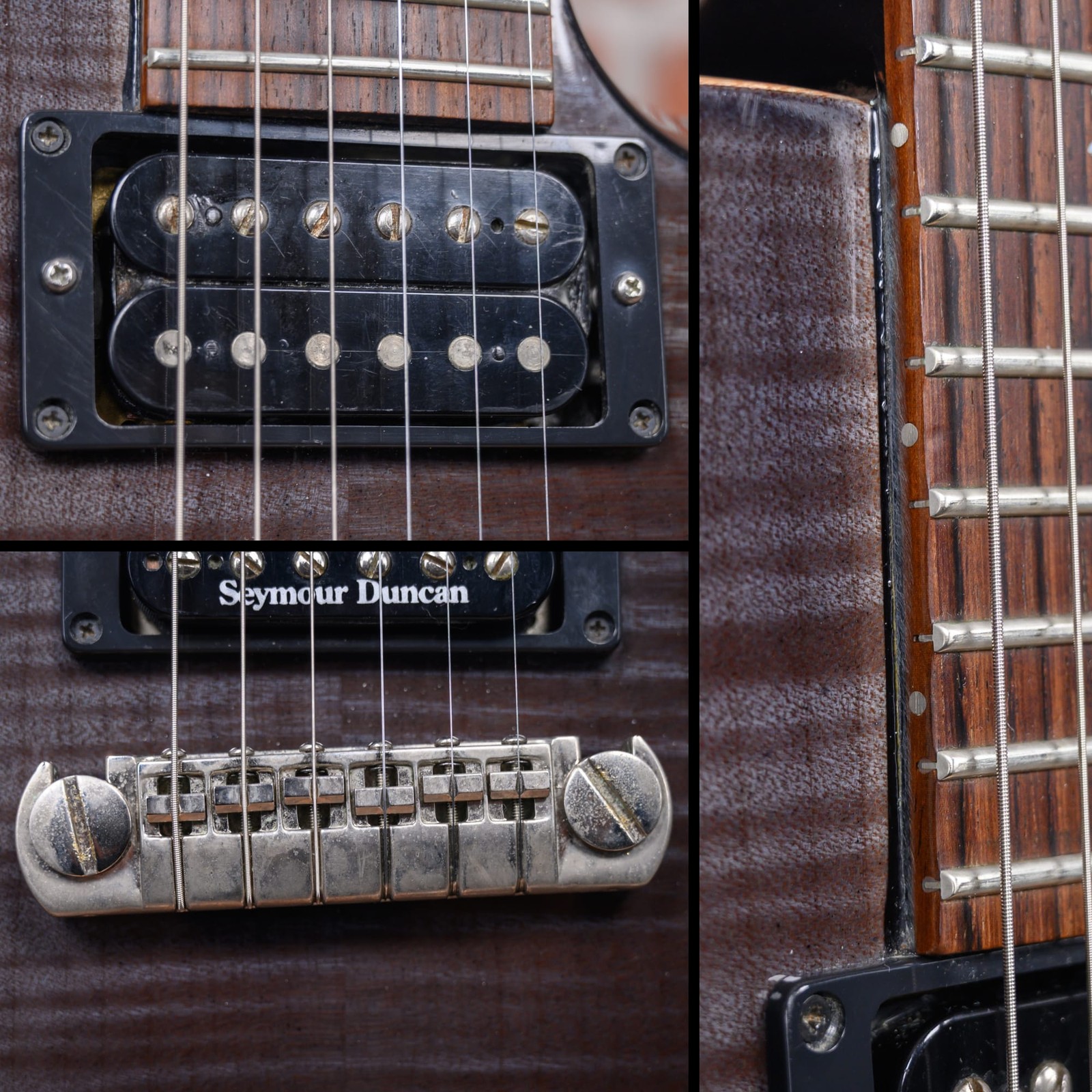 PRS Tremonti Trans black Black Flame Maple Top 2001 w/OHSC (Top Refin)