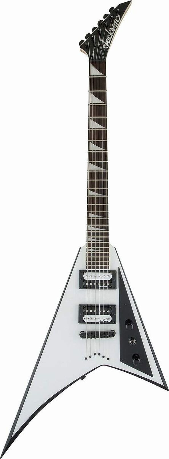 Jackson JS Series Rhoads JS32T – White with Black Bevels