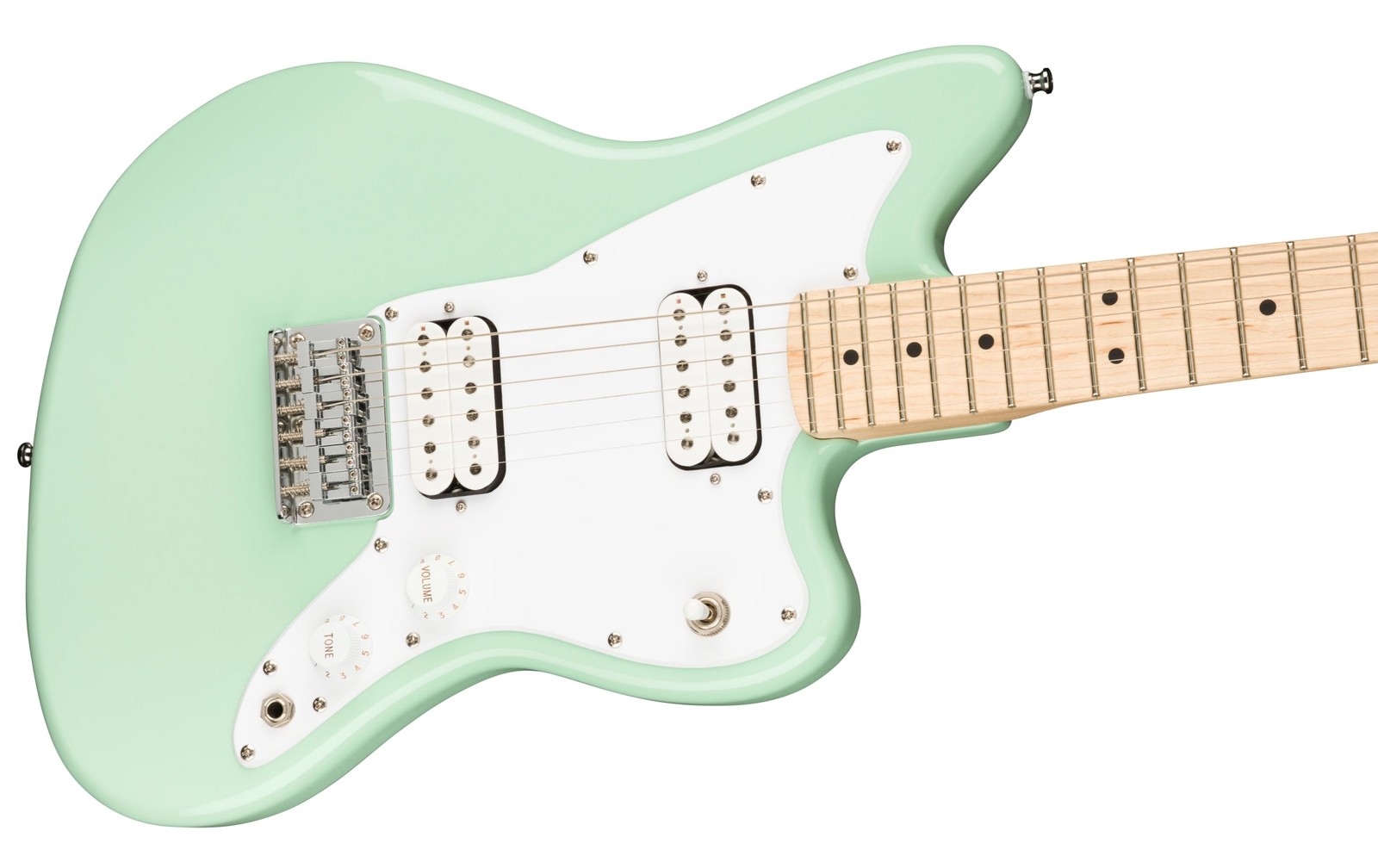 Squier Mini Jazzmaster HH Surf Green Electric Guitar