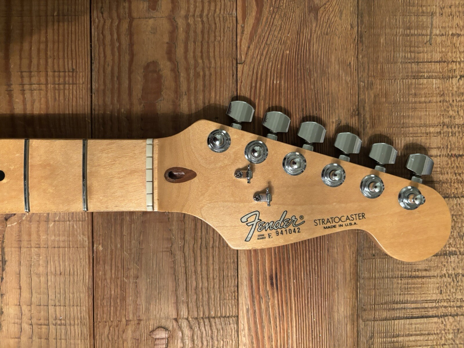 1989 Vintage RARE American Standard Herb Gastelum Fender Strat Neck W/Tuners
