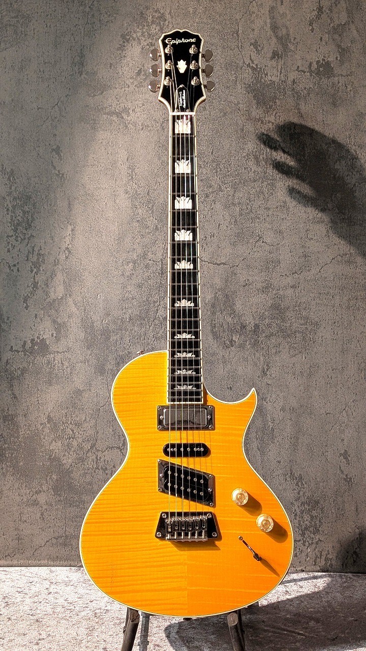 Epiphone Nighthawk Custom Reissue Trans Amber 2012 o12701