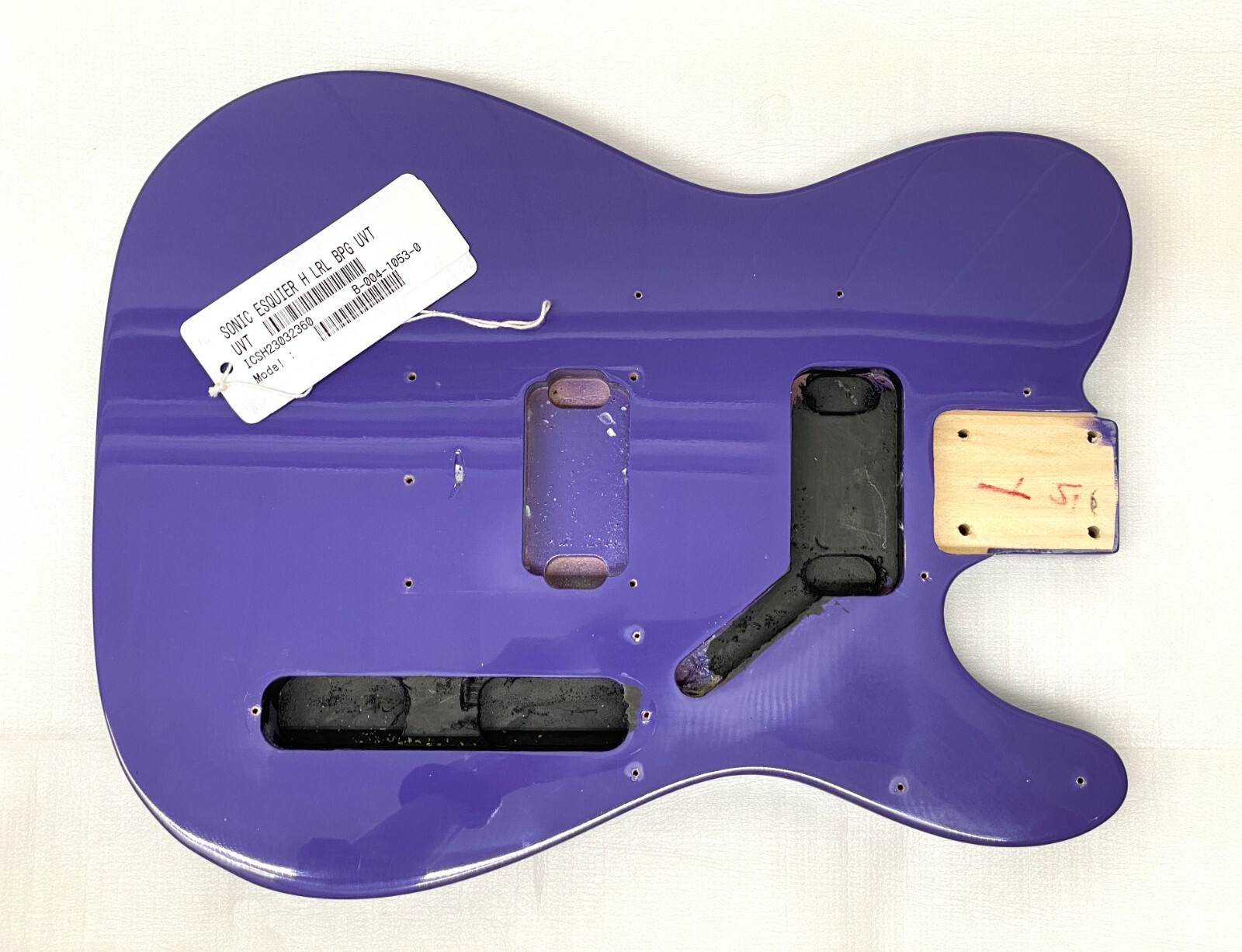 CRACKS!! Fender Squier Sonic TELE BODY UltraViolet Purple Electric Guitar