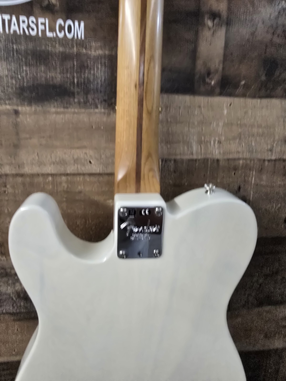 2019 Fender AmPro Telecaster White Blonde w/ HSC Signed By Redd Volkaert