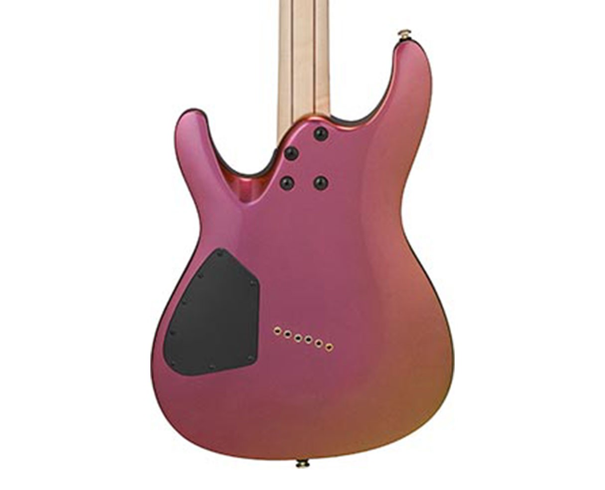 Ibanez SML721RGC S Axe Design Lab Multi-Scale Guitar – Rose Gold Chameleon