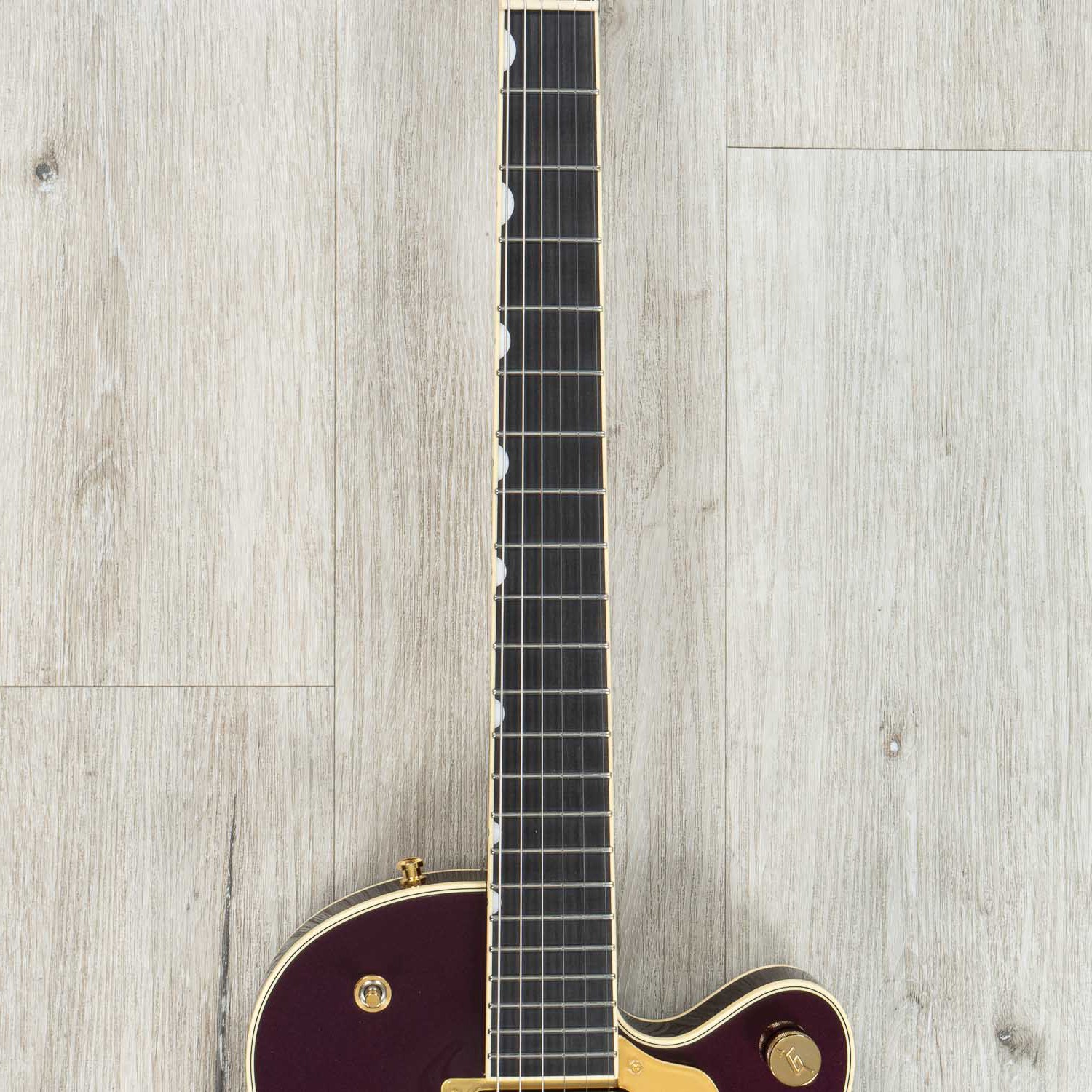 Gretsch Professional Broadkaster Jr. LX Center Block Guitar, Blackberry